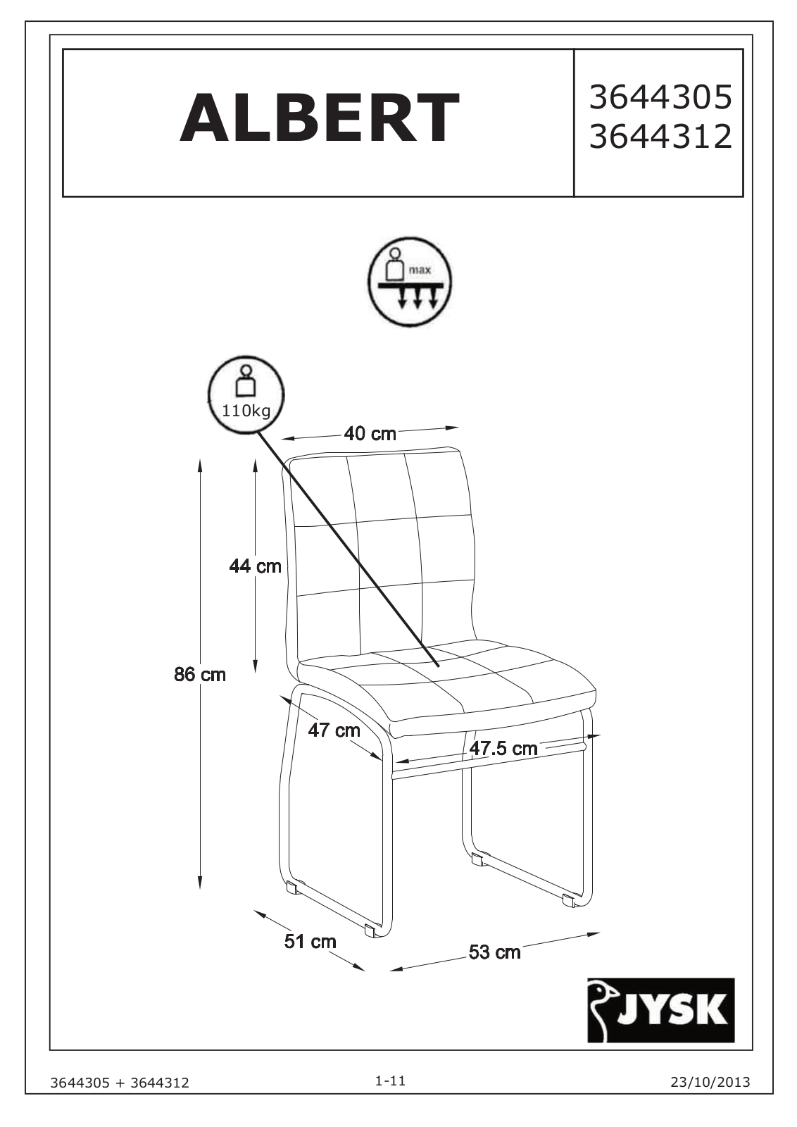 JYSK Albert User Manual