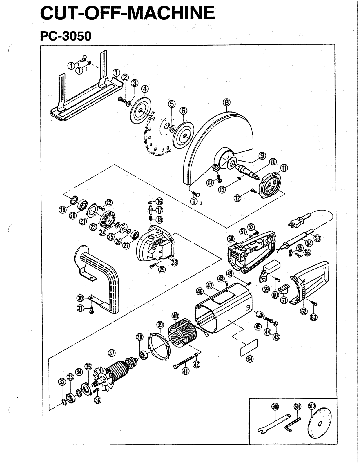 Ryobi PC3050 User Manual