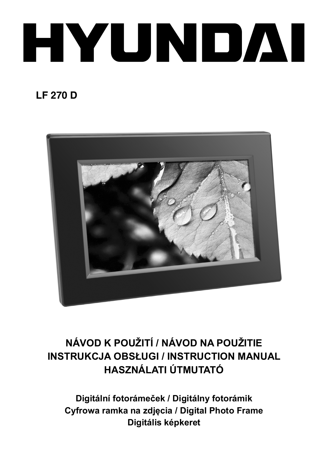 Hyundai LF 270 D User Manual