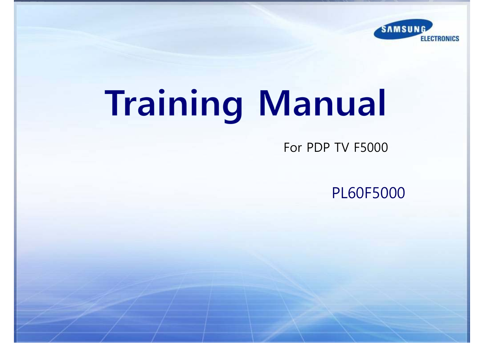 Samsung PL60F5000AG Schematic