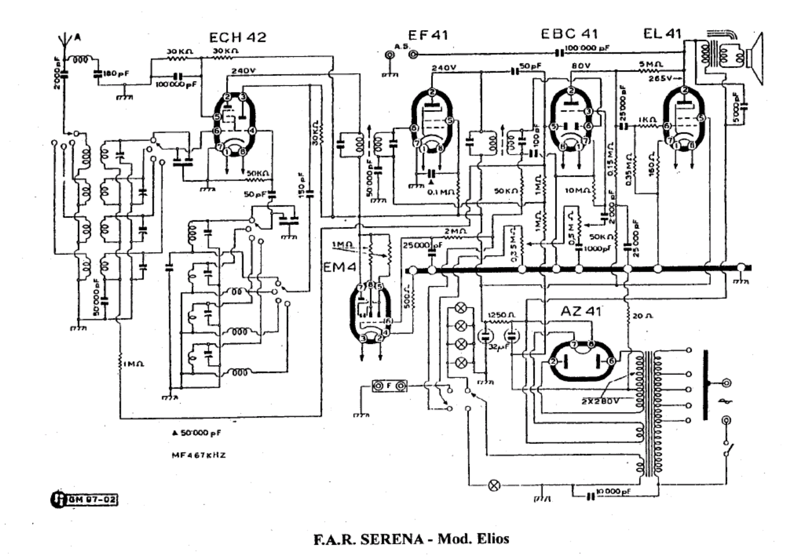 FAR Serena elios schematic