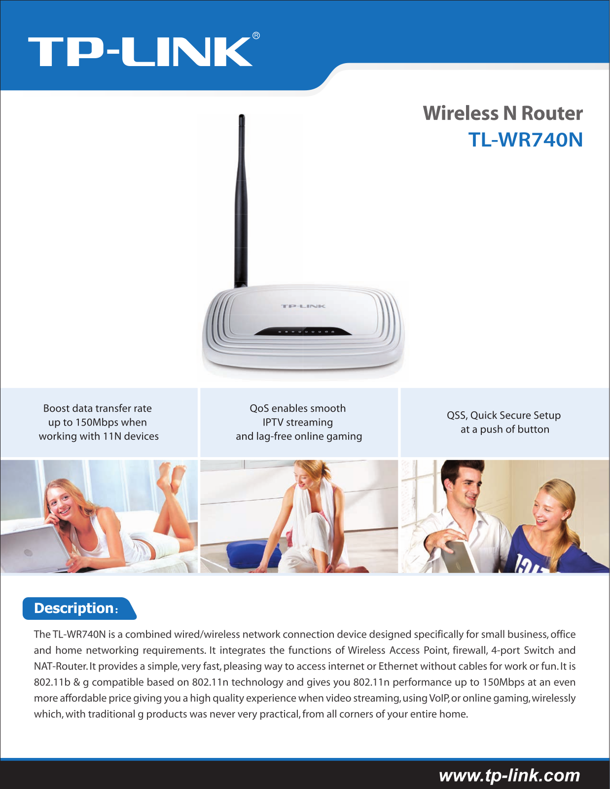 TP-LINK TL-WR740N User Guide