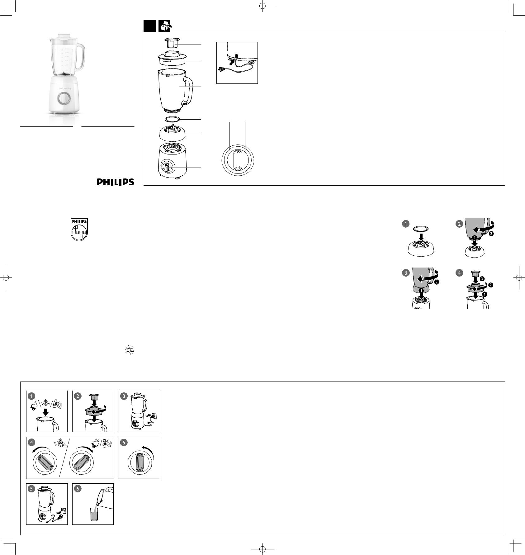 Philips HR 2172 User Manual