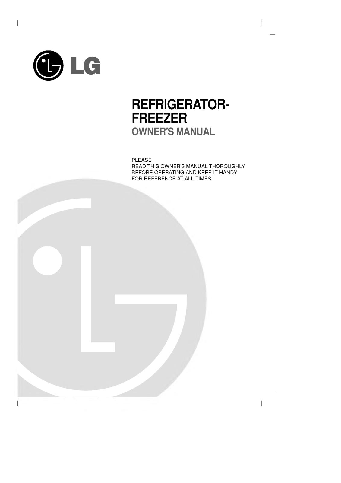 LG GR-T712DVQ User Manual