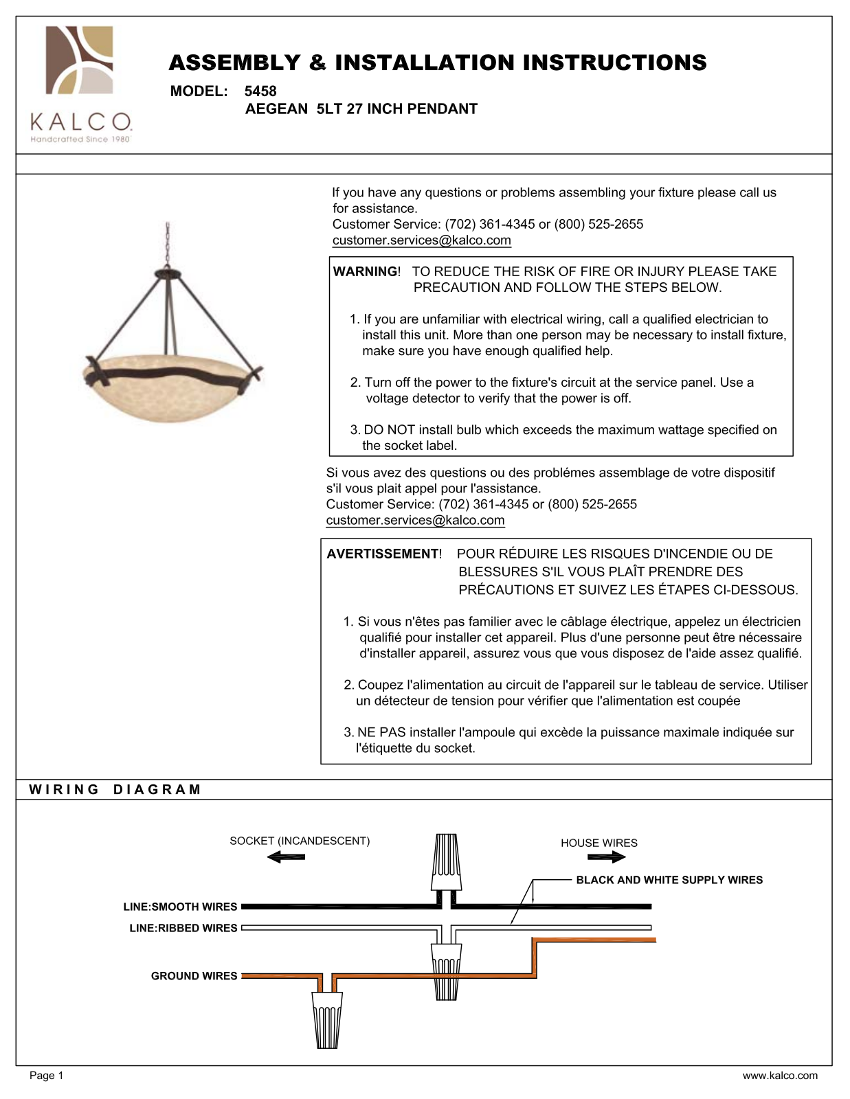 Kalco 5459TPBUDDA Assembly Guide - ManualMachine.com