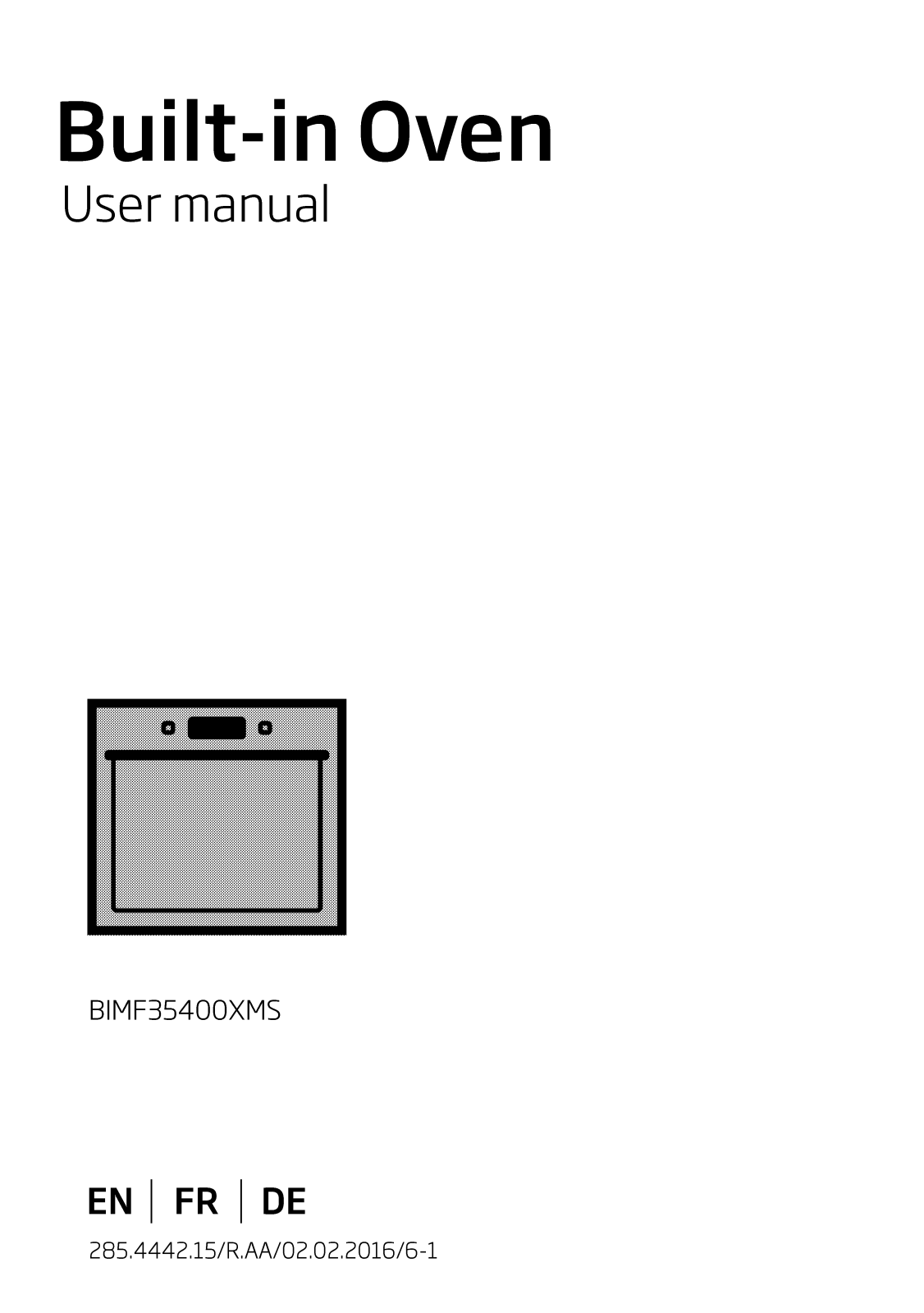 Beko BIMF35400XMS User manual