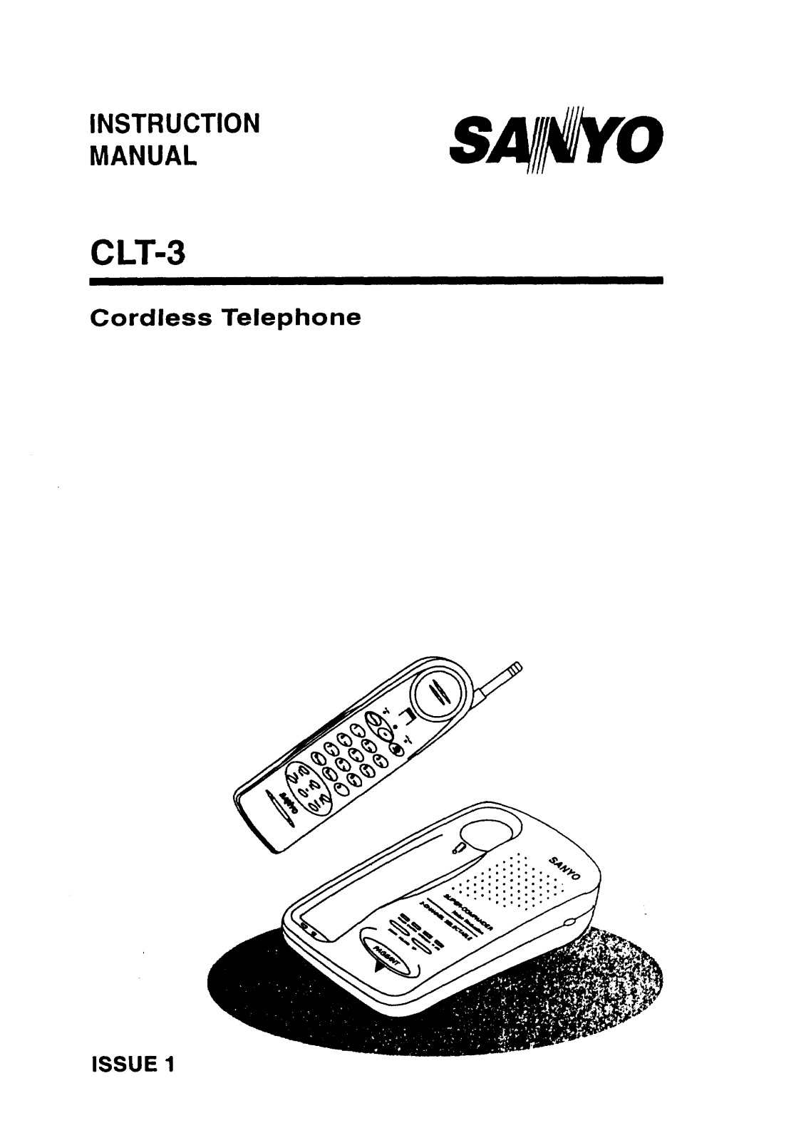 Sanyo CLT-3 Instruction Manual