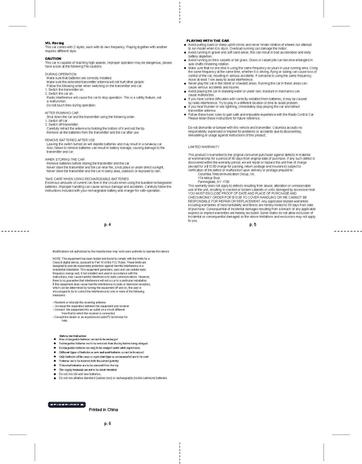 Columbia Telecommunications Group RC16SM27 User Manual