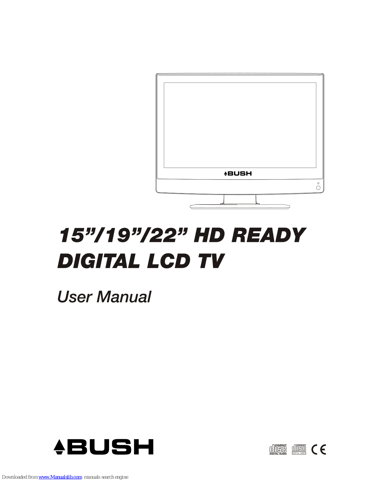 Bush LY2211WCW, LT1511WCW, LY1511WCW, LT1911WCW, LY1911WCW User Manual