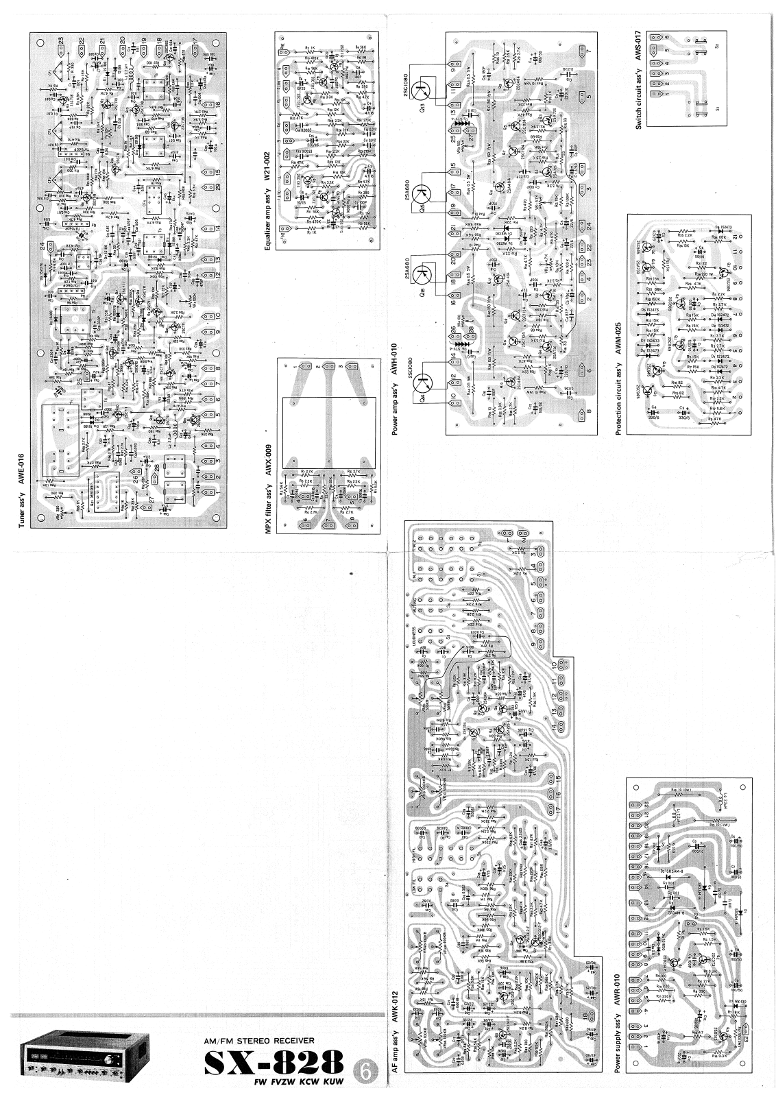 Pioneer SX-828 Service Manual