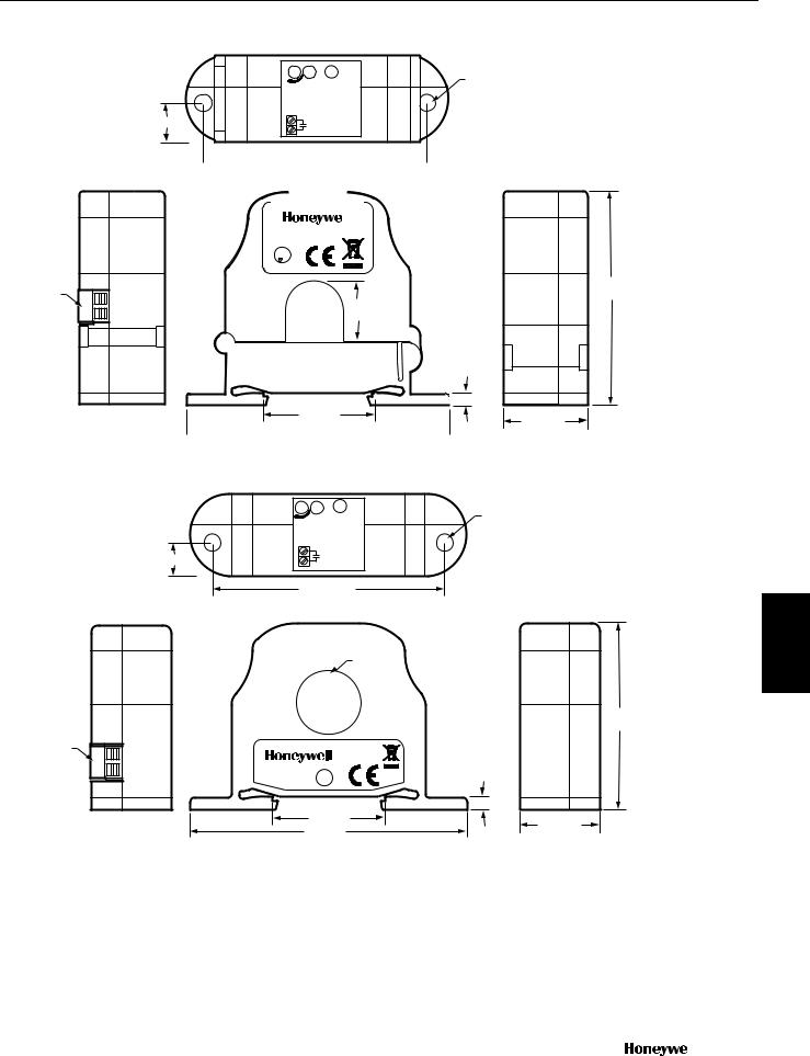 Honeywell Solid and Split Core Current Switches Catalog Page