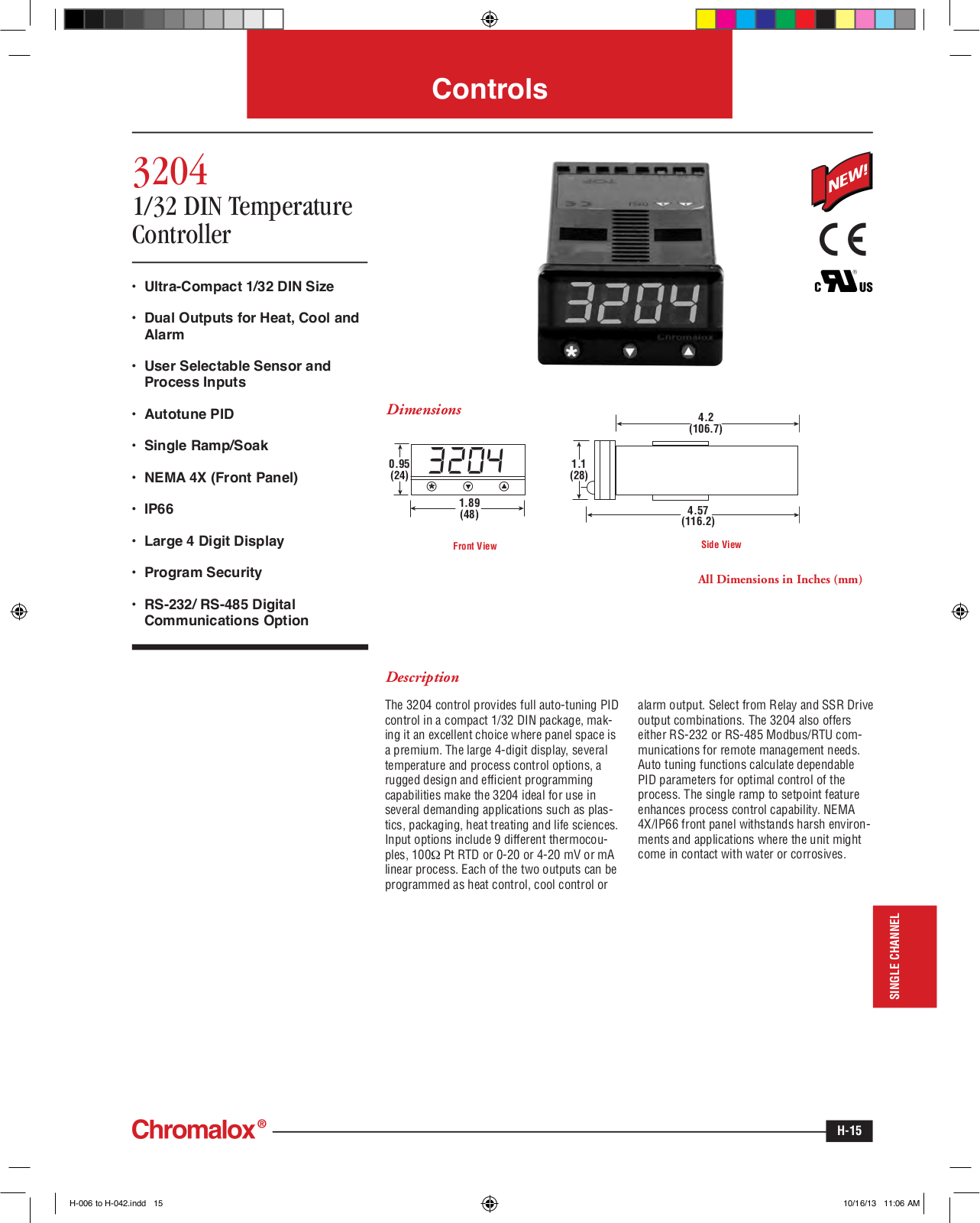 Chromalox 3204 Catalog Page