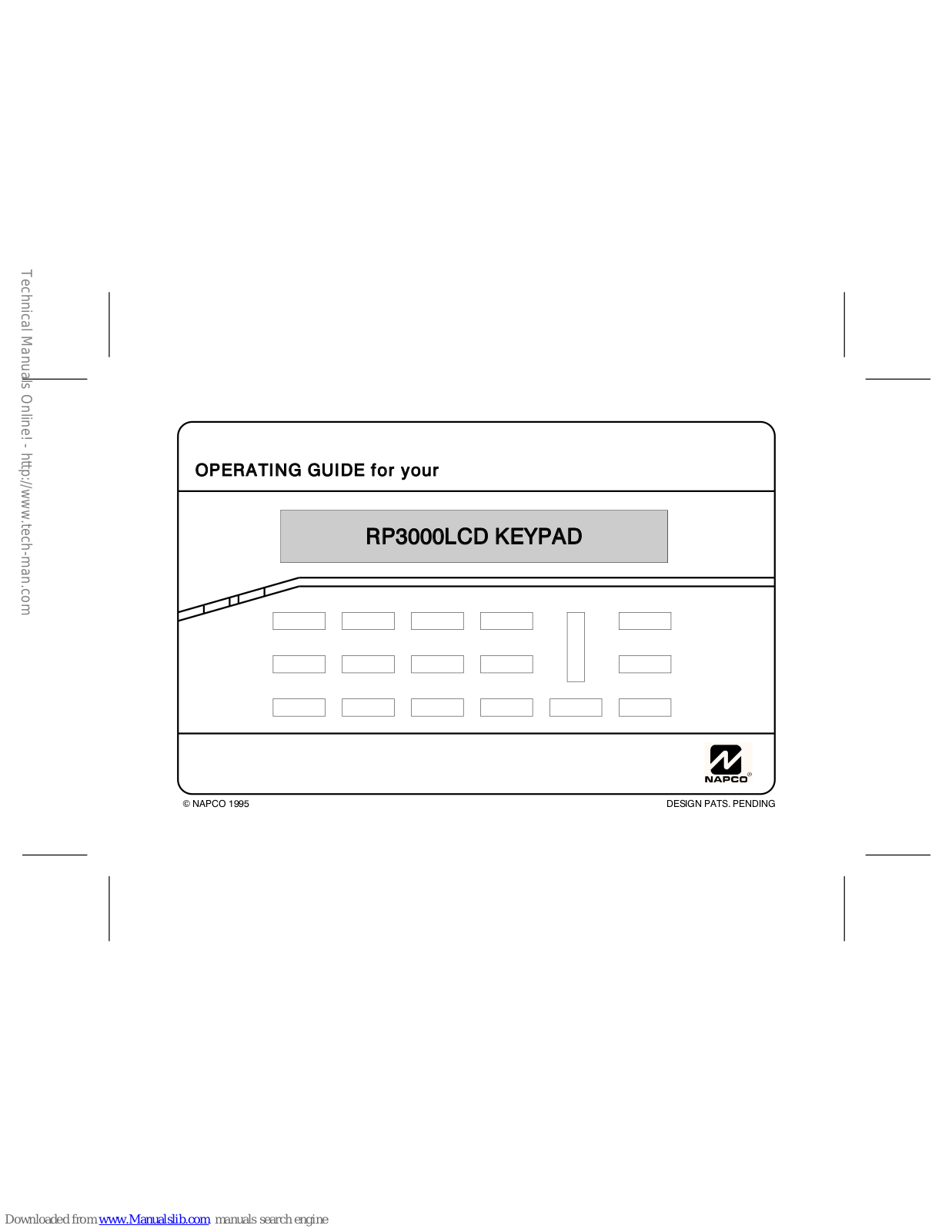 NAPCO RP3000 Operating Manual