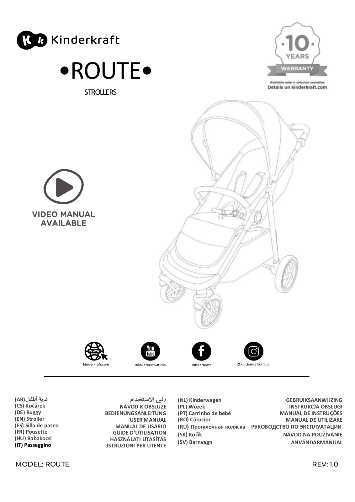 Kinderkraft Route User guide - ManualMachine.com