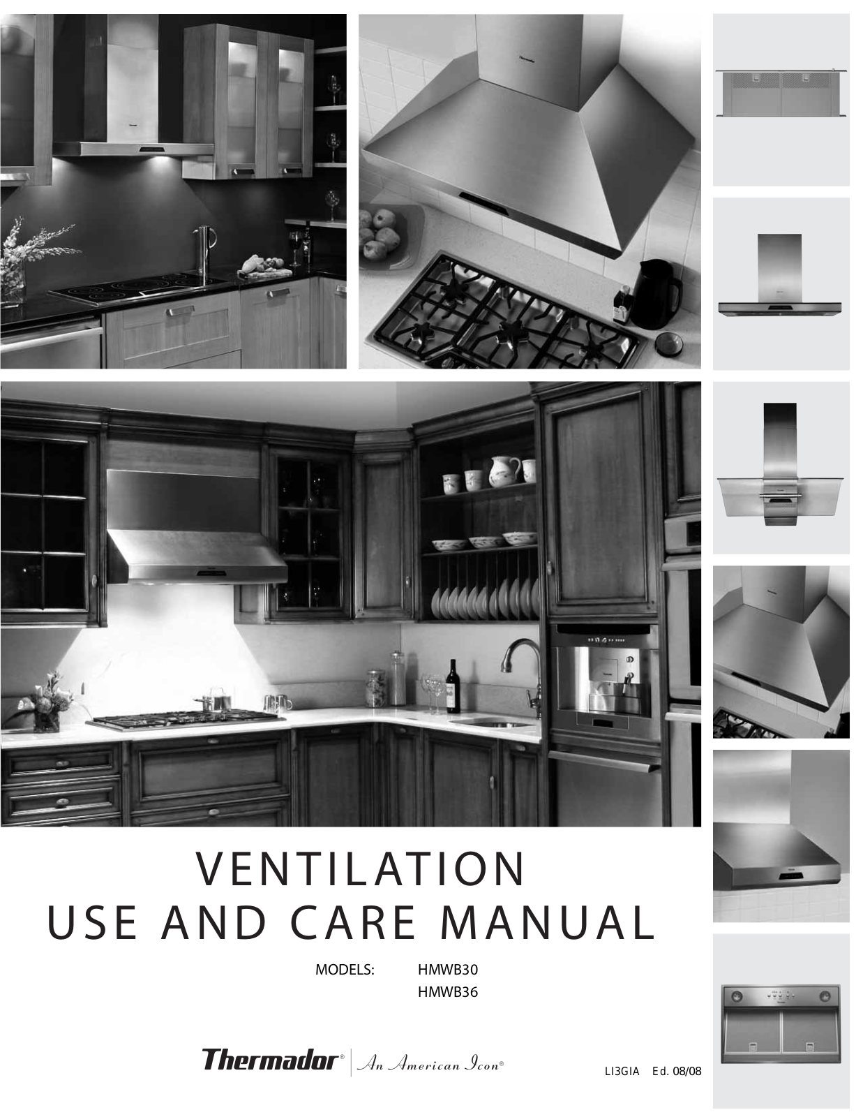 Thermador HMWB30FS User Manual