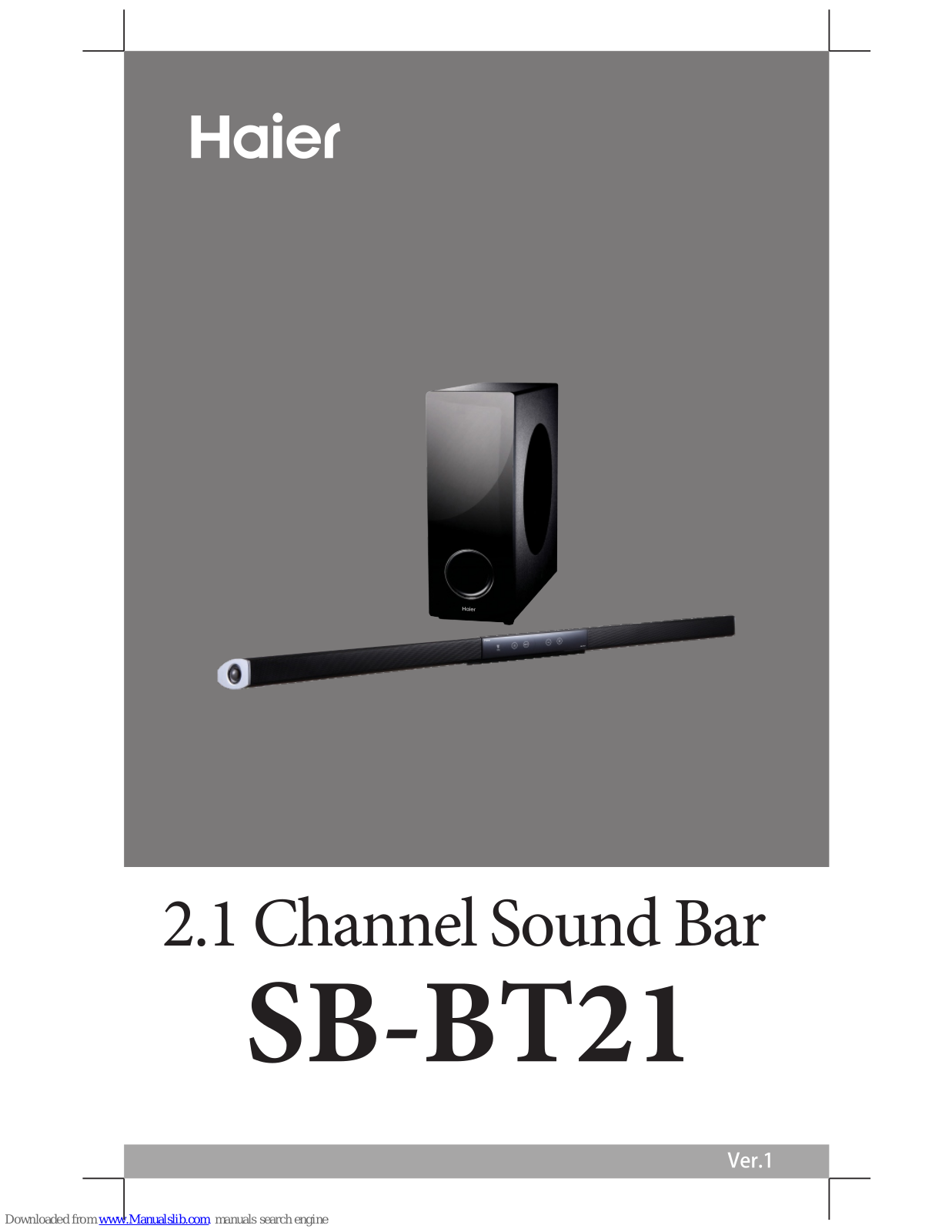 Haier SB-BT21 User Manual