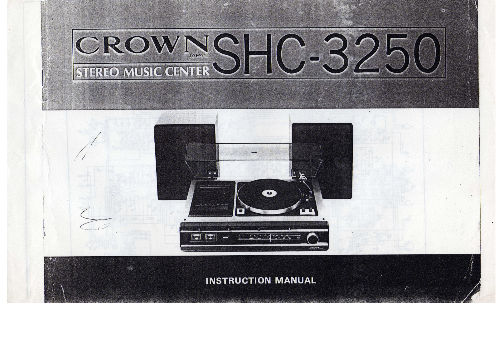 Crown SHC-3250 Schematic