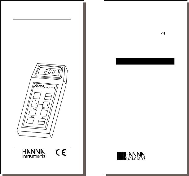 Hanna Instruments HI 9050 User Manual