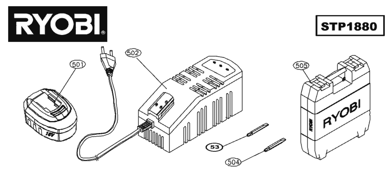 Ryobi STP1880 User Manual