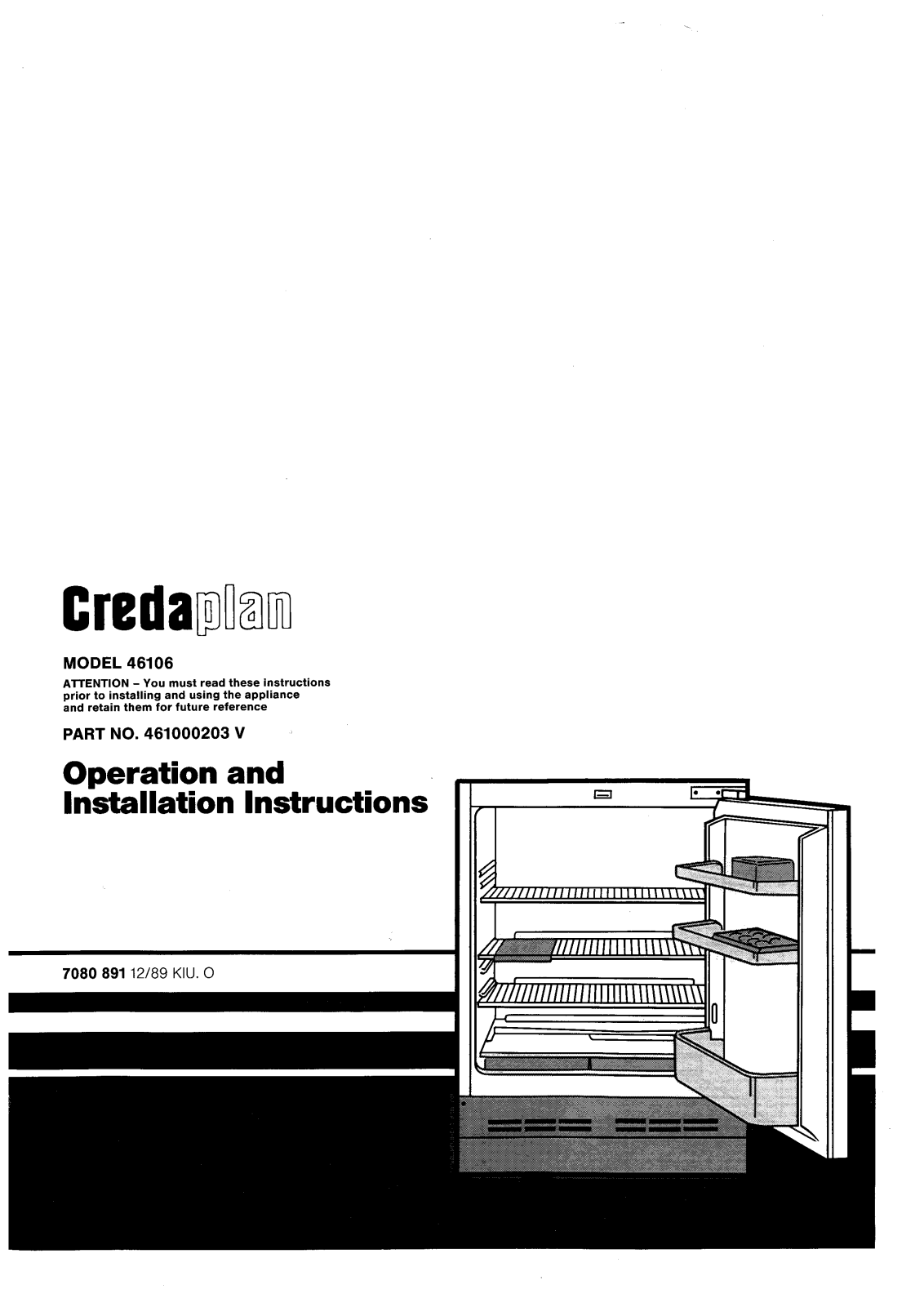 Creda 46106 User Manual