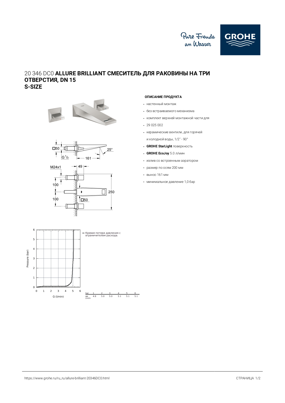 Grohe 20346DC0 User guide