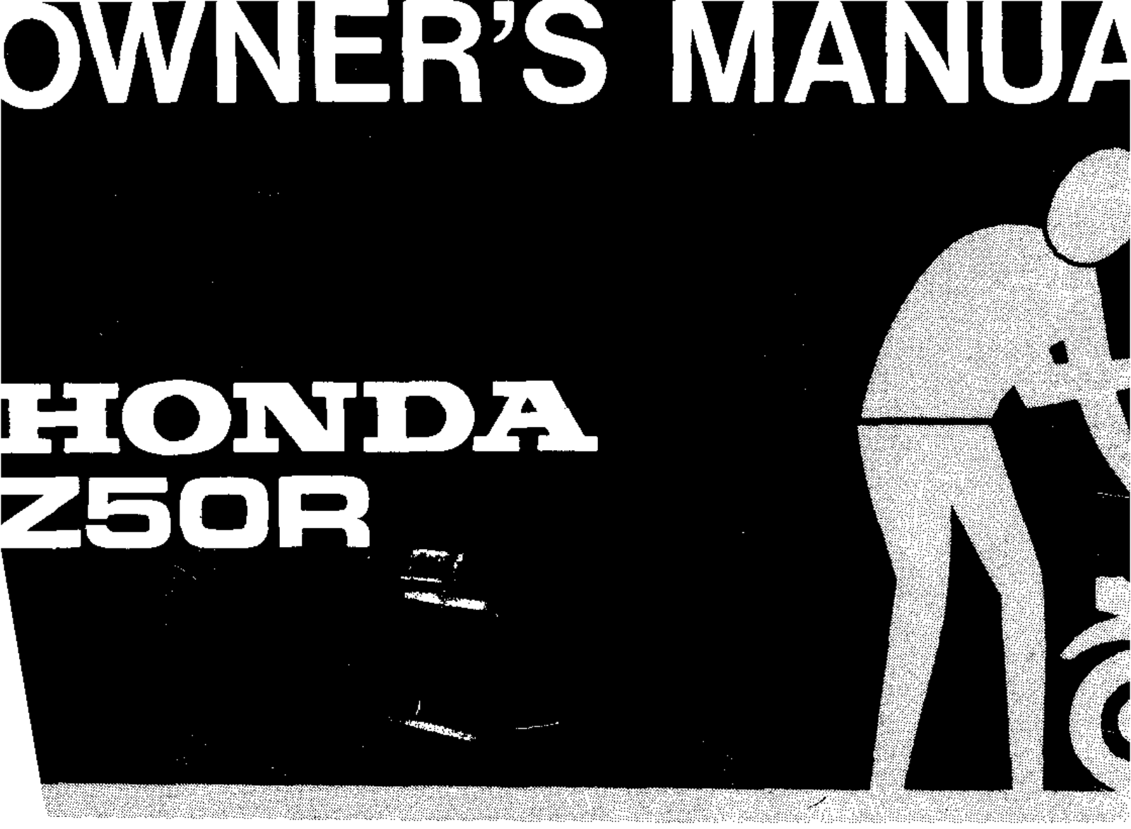 Honda Z50R 1982 Owner's Manual