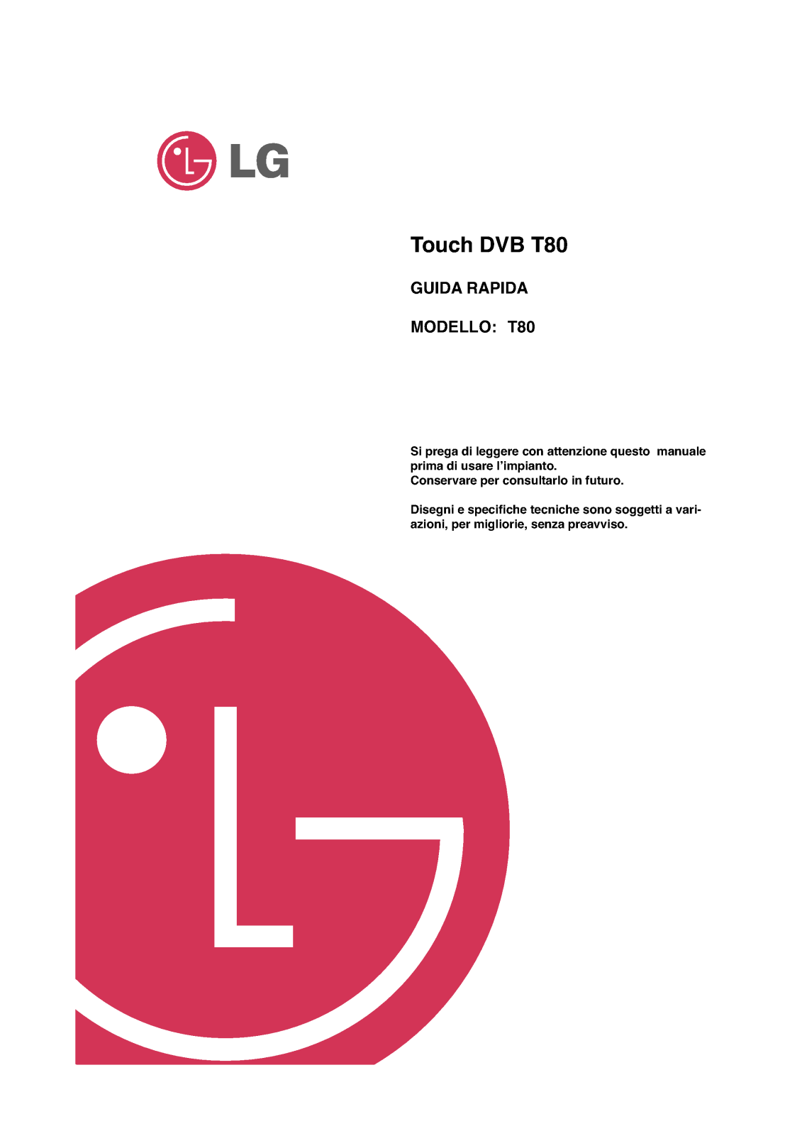 Lg T80 User Manual