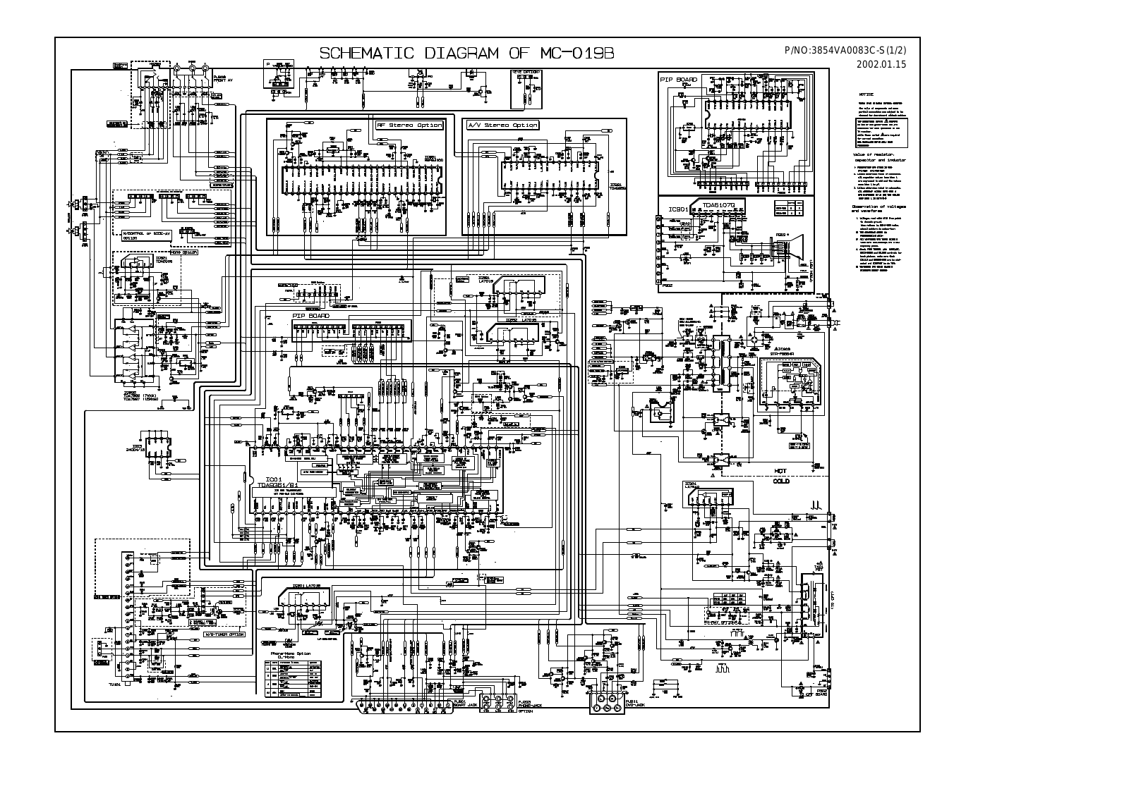 LG CT-20S41NEX Schematic