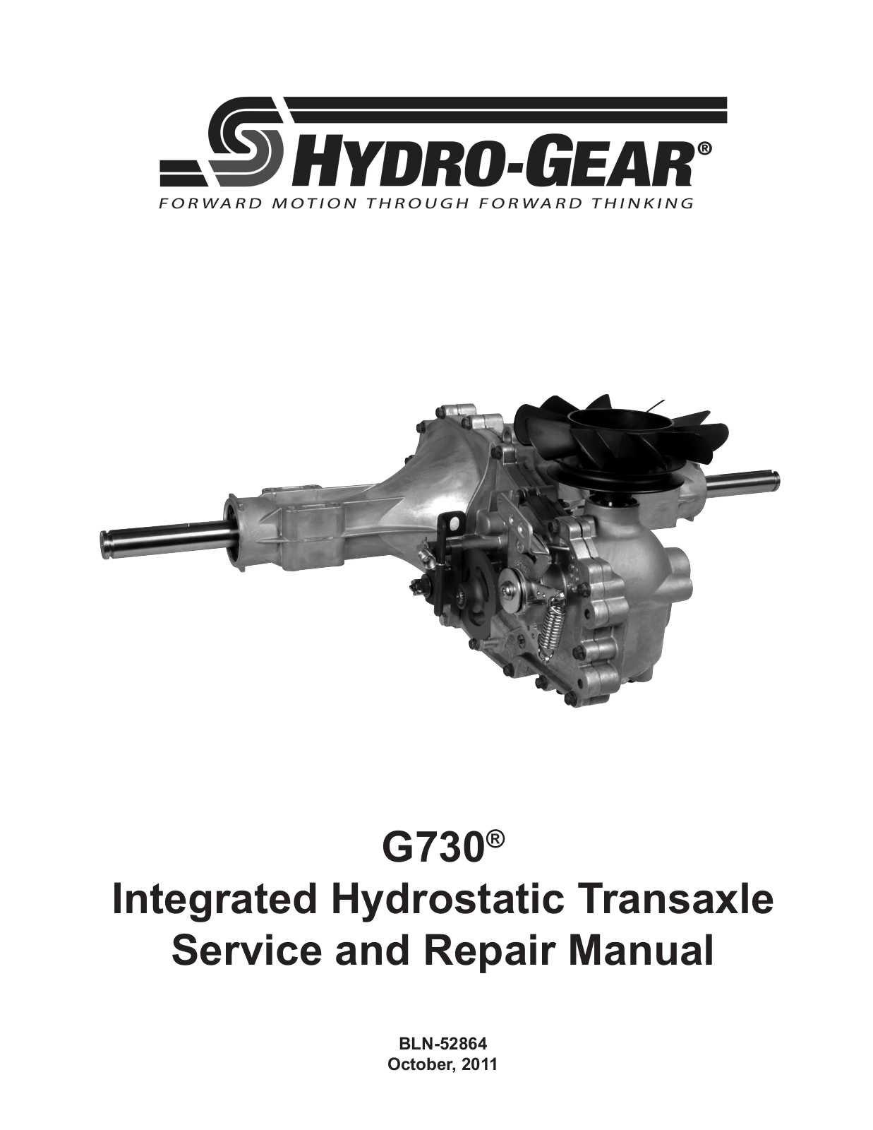 Cub Cadet G730 User Manual