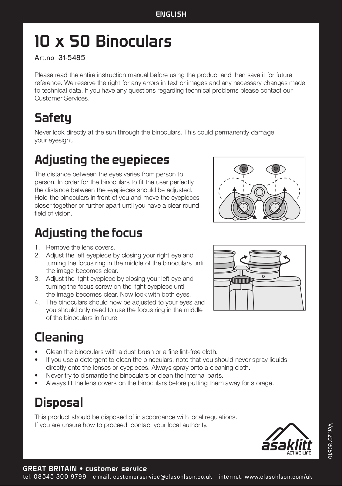 Asaklitt 31-5485 User Manual