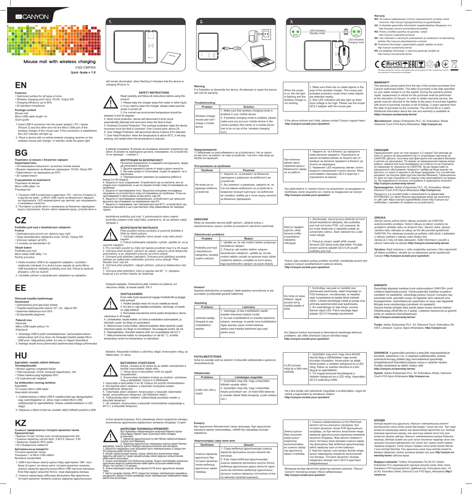 Canyon CNS-CMPW4 User Manual