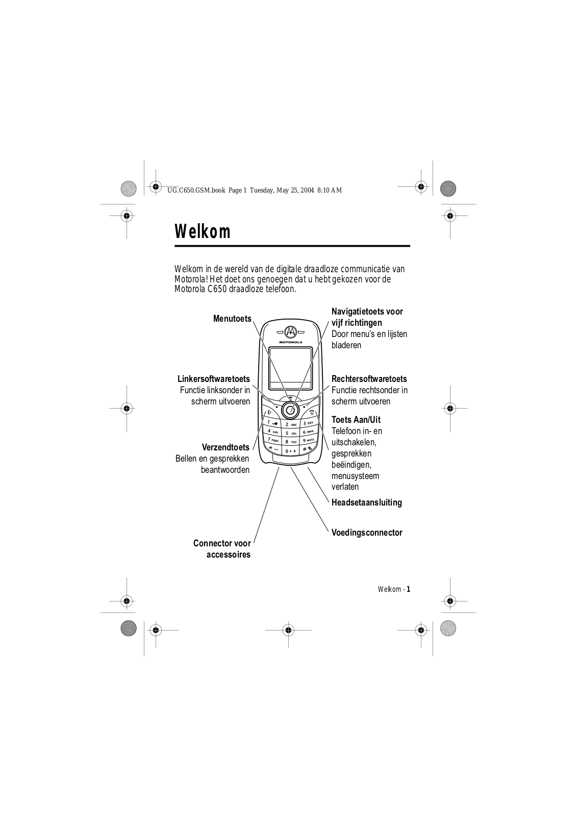 Motorola C650 User Manual