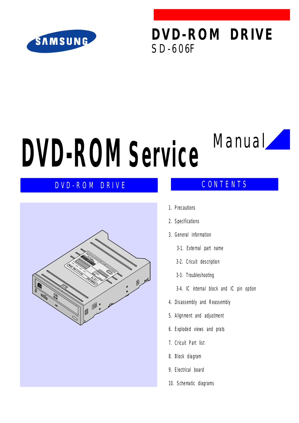 SAMSUNG SD_606FE Service Manual