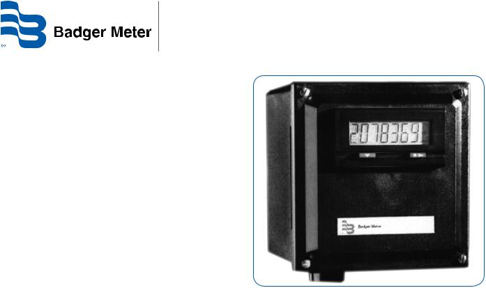 Badger Meter ER-9, ER-9/R Data sheet
