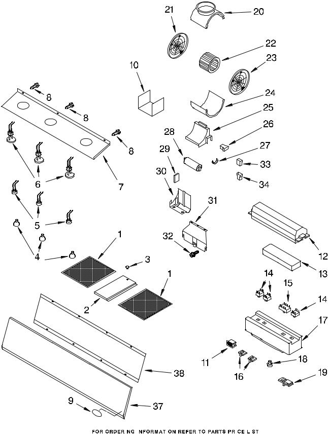 KitchenAid KHTU165RSS0 Parts List