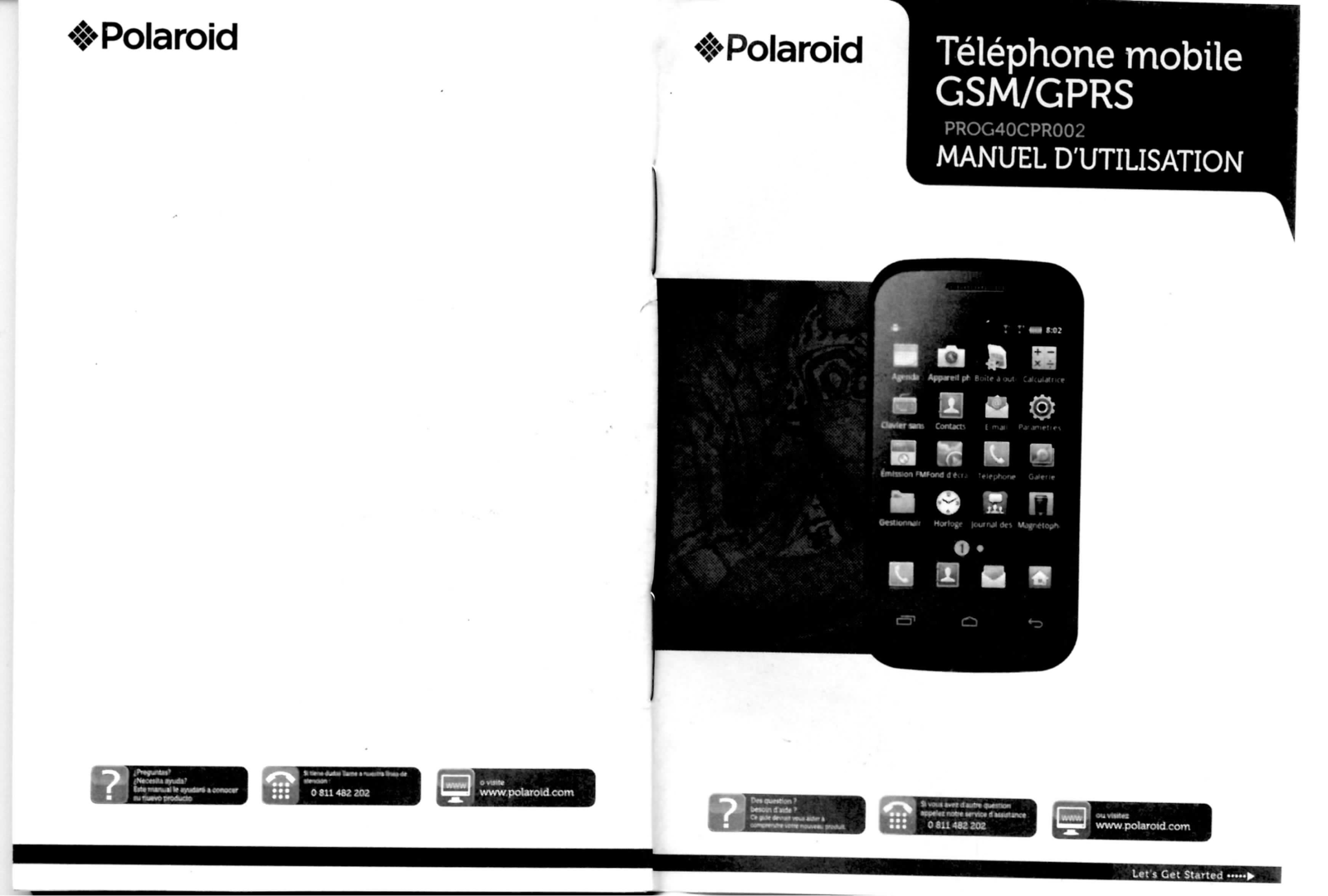 POLAROID PROG40C User Manual