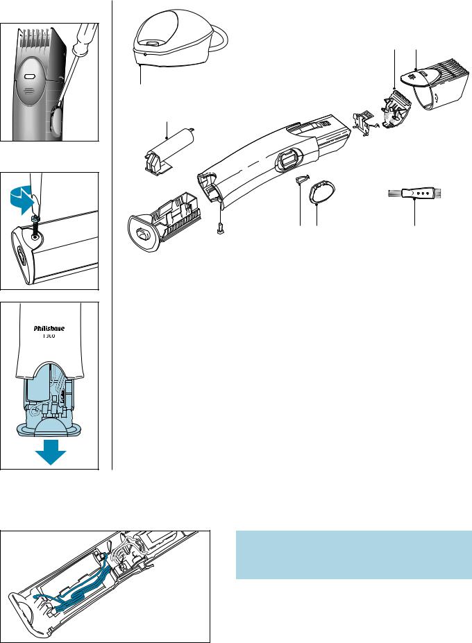 Philips HQ-T360 Service Manual