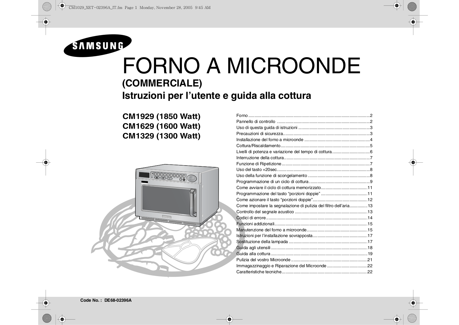 Samsung CM1929, CM1329, CM1629 User Manual