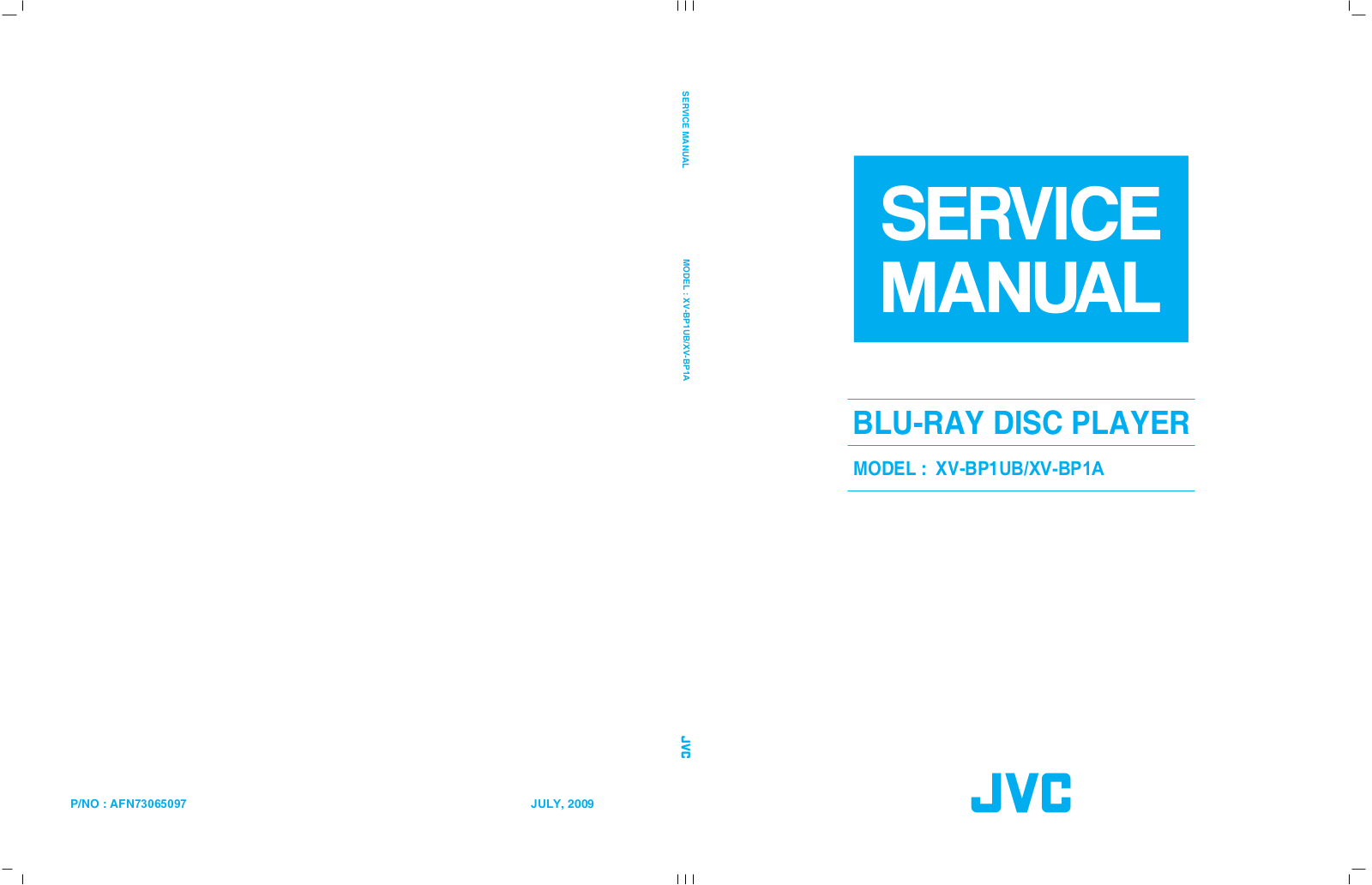 Jvc XV-BP1-A, XV-BP1-UB Service Manual