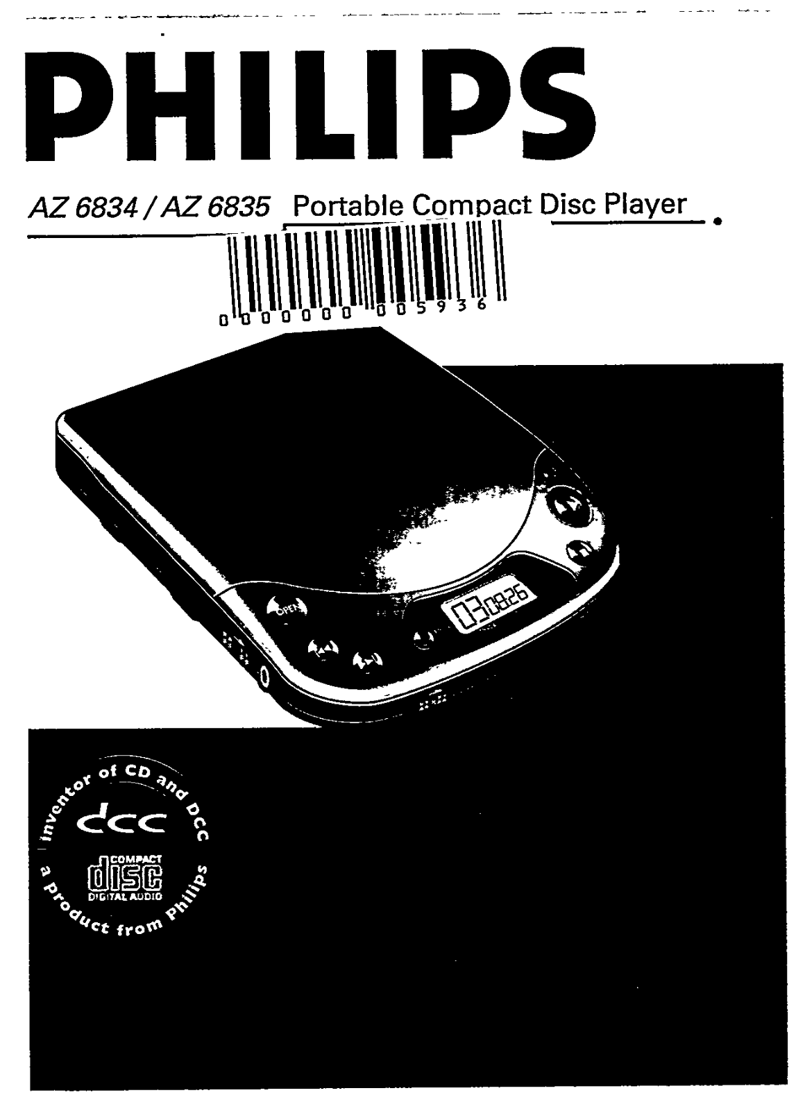 Philips AZ6835 User Manual