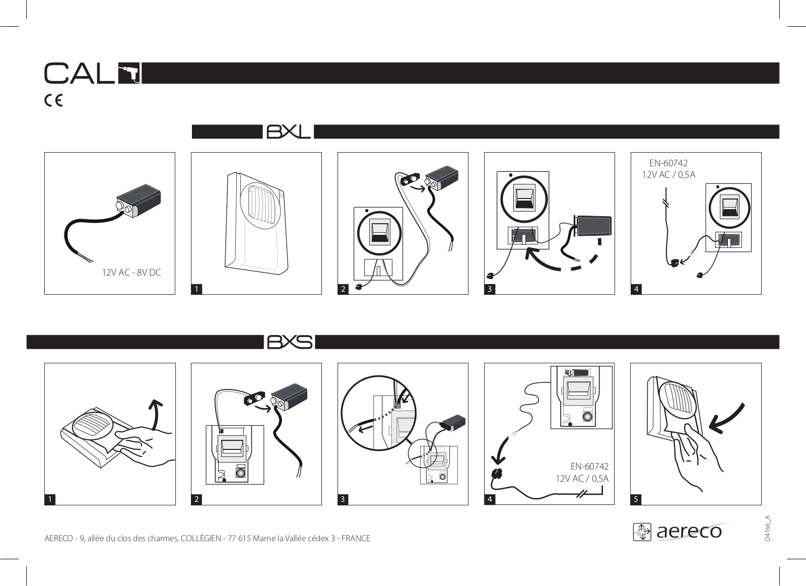 Aereco CAL195 User Manual