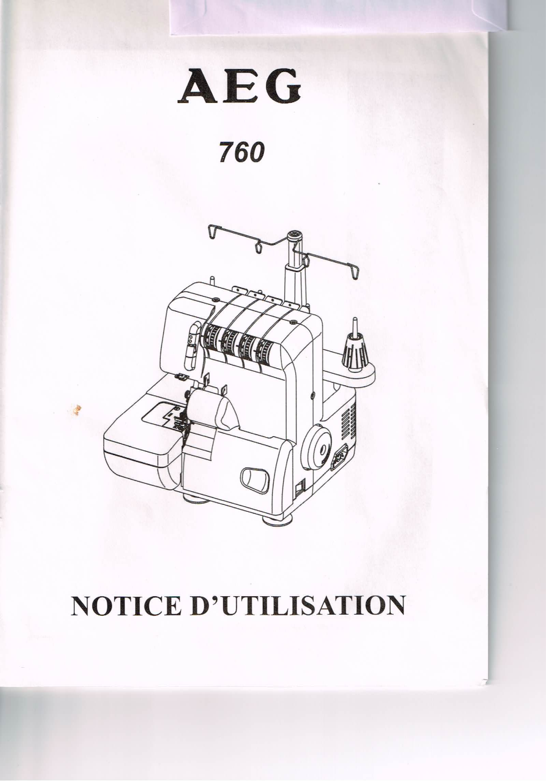 AEG 760 User Manual