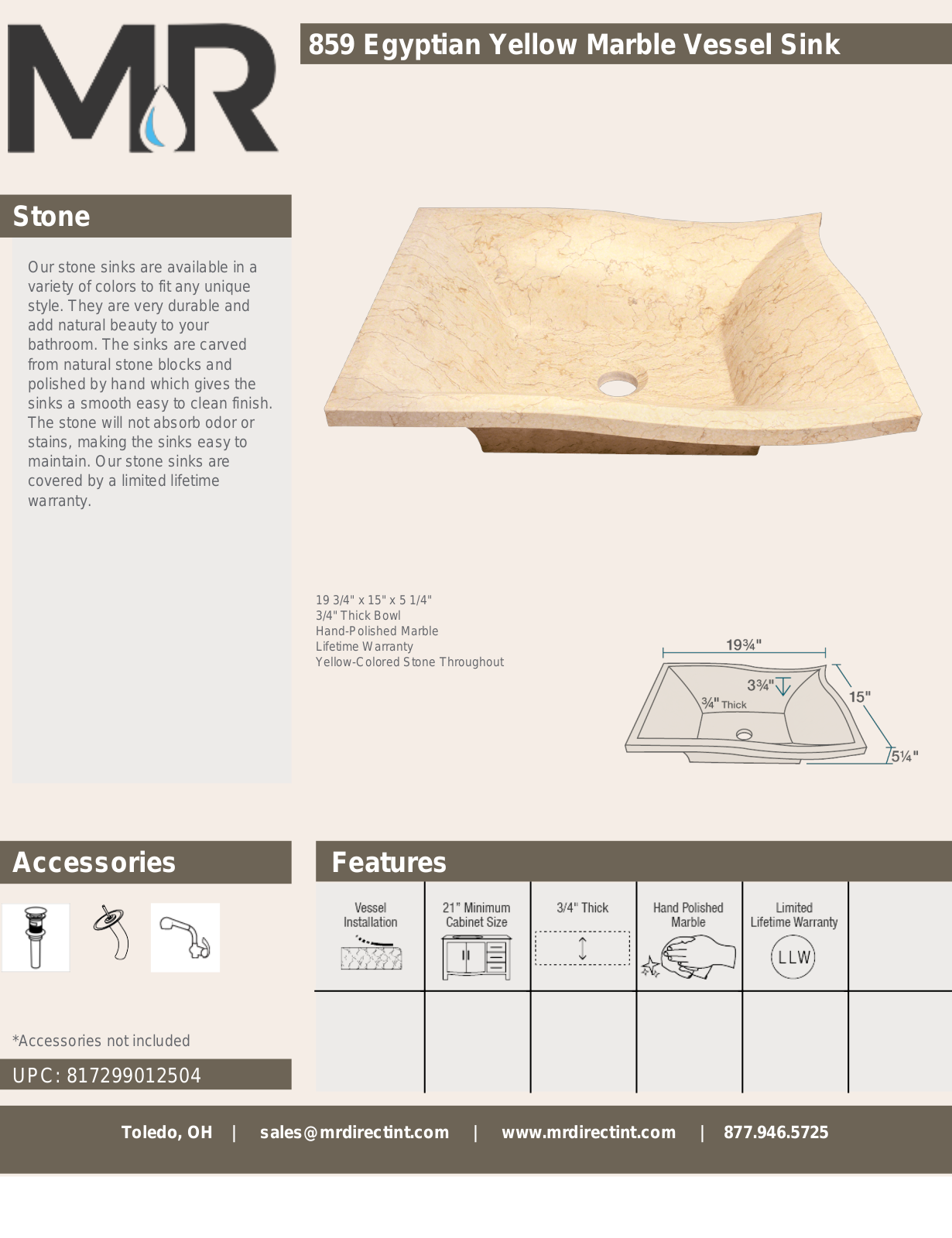 MR Direct MRDR1613 Specifications - ManualMachine.com