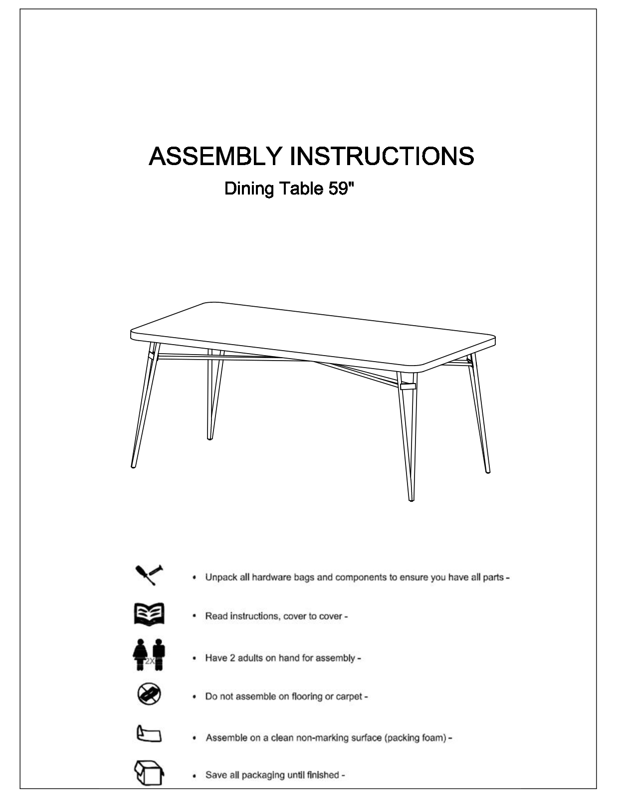Foundry Select FNDS2501 Assembly Instructions - ManualMachine.com