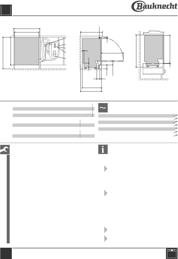 BAUKNECHT BIC 3C32 Installation Instructions