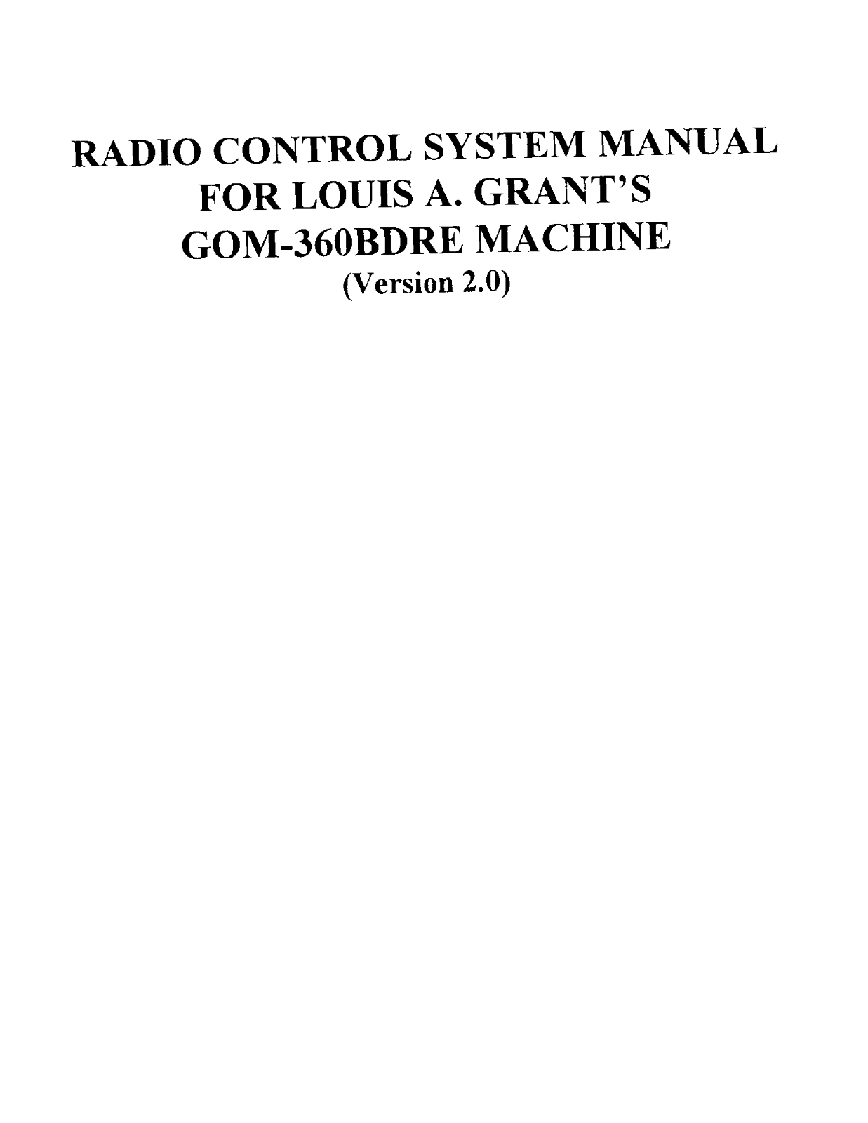 Magnetek 900L8TX User Manual