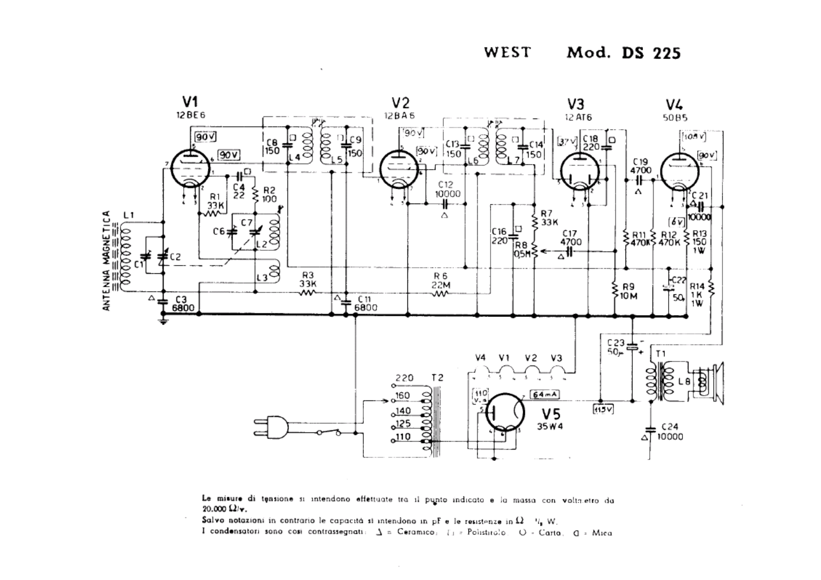 West ds225 schematic