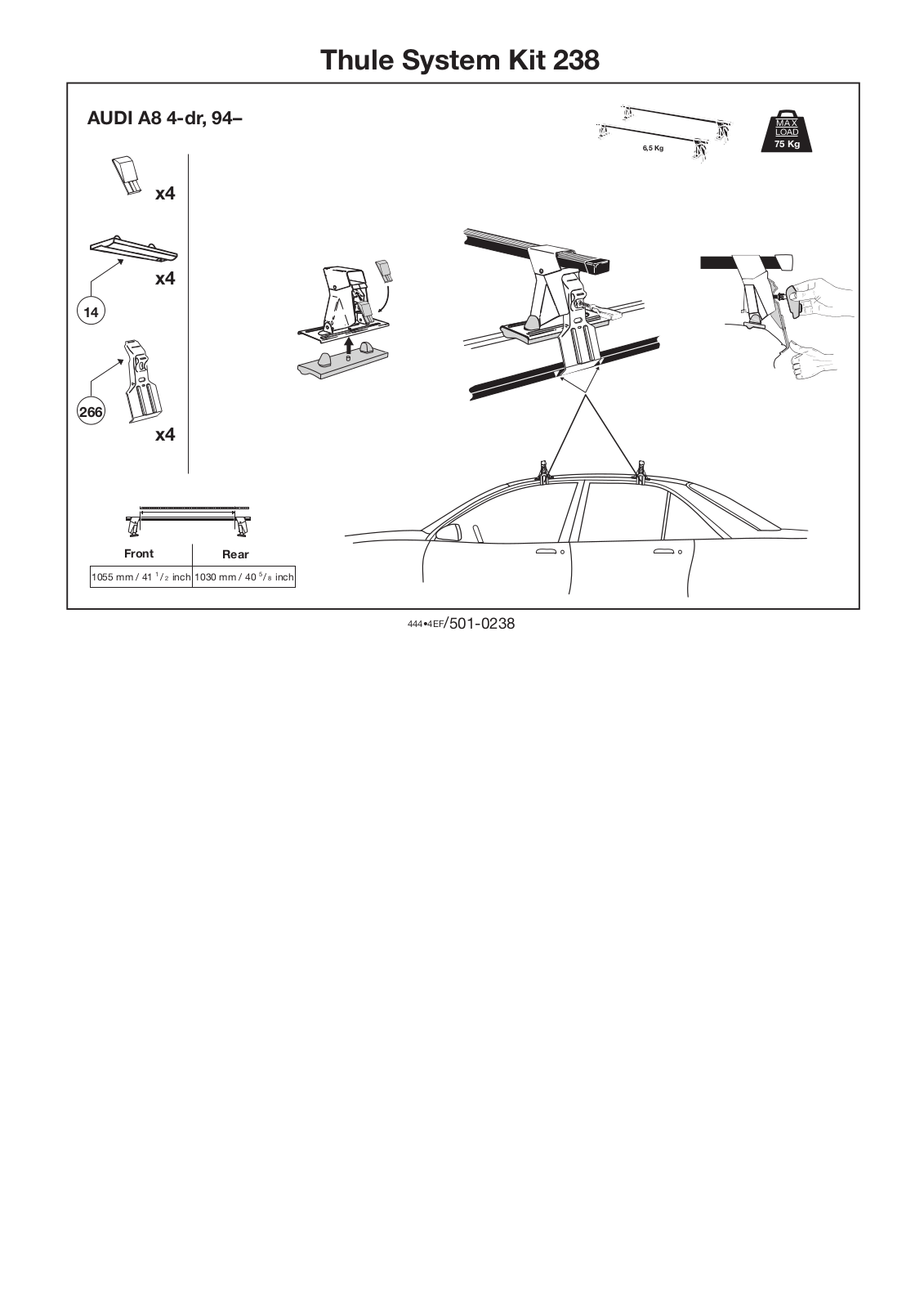 Thule 238 User Manual