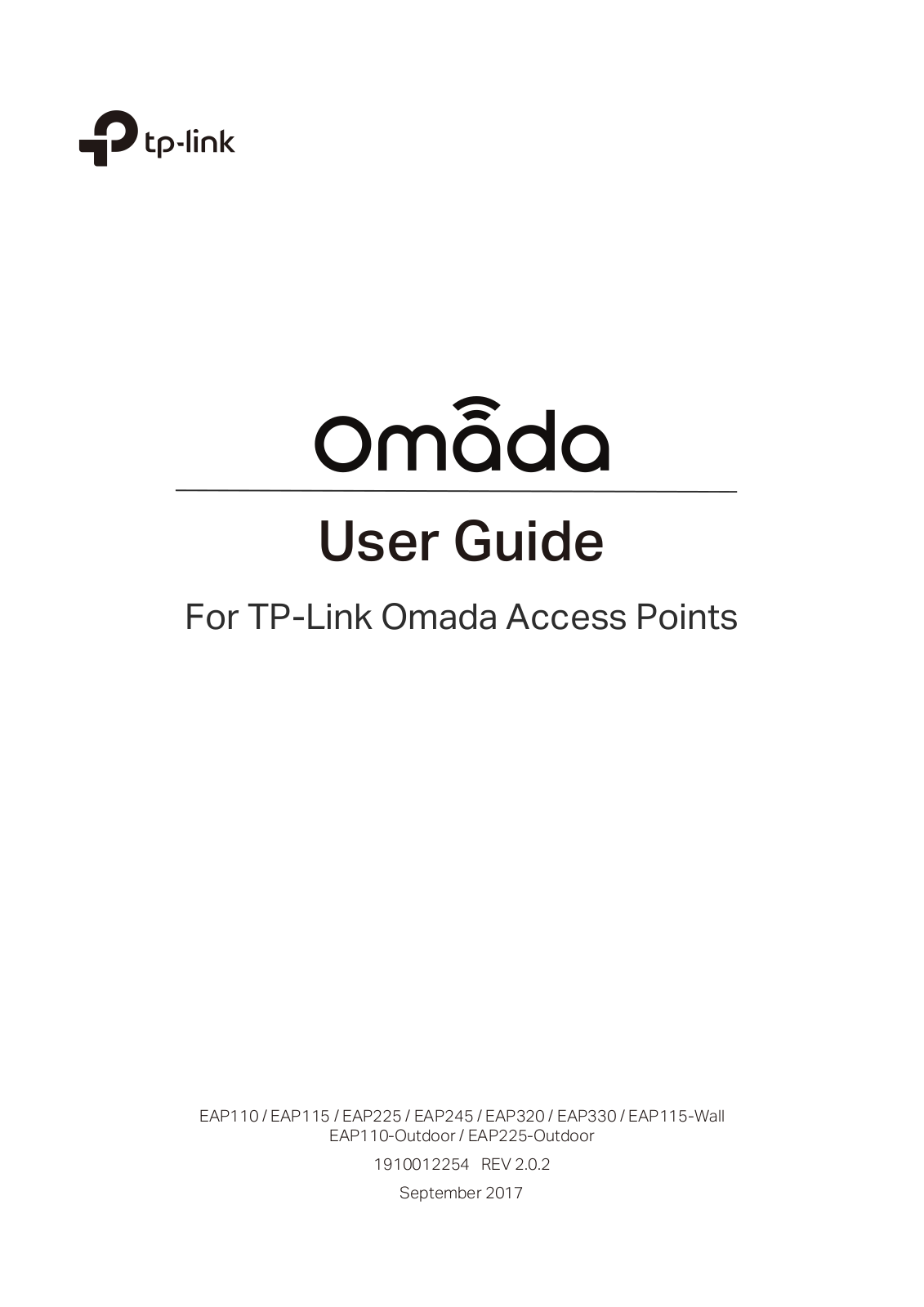 TP Link EAP110ODV3 User Manual