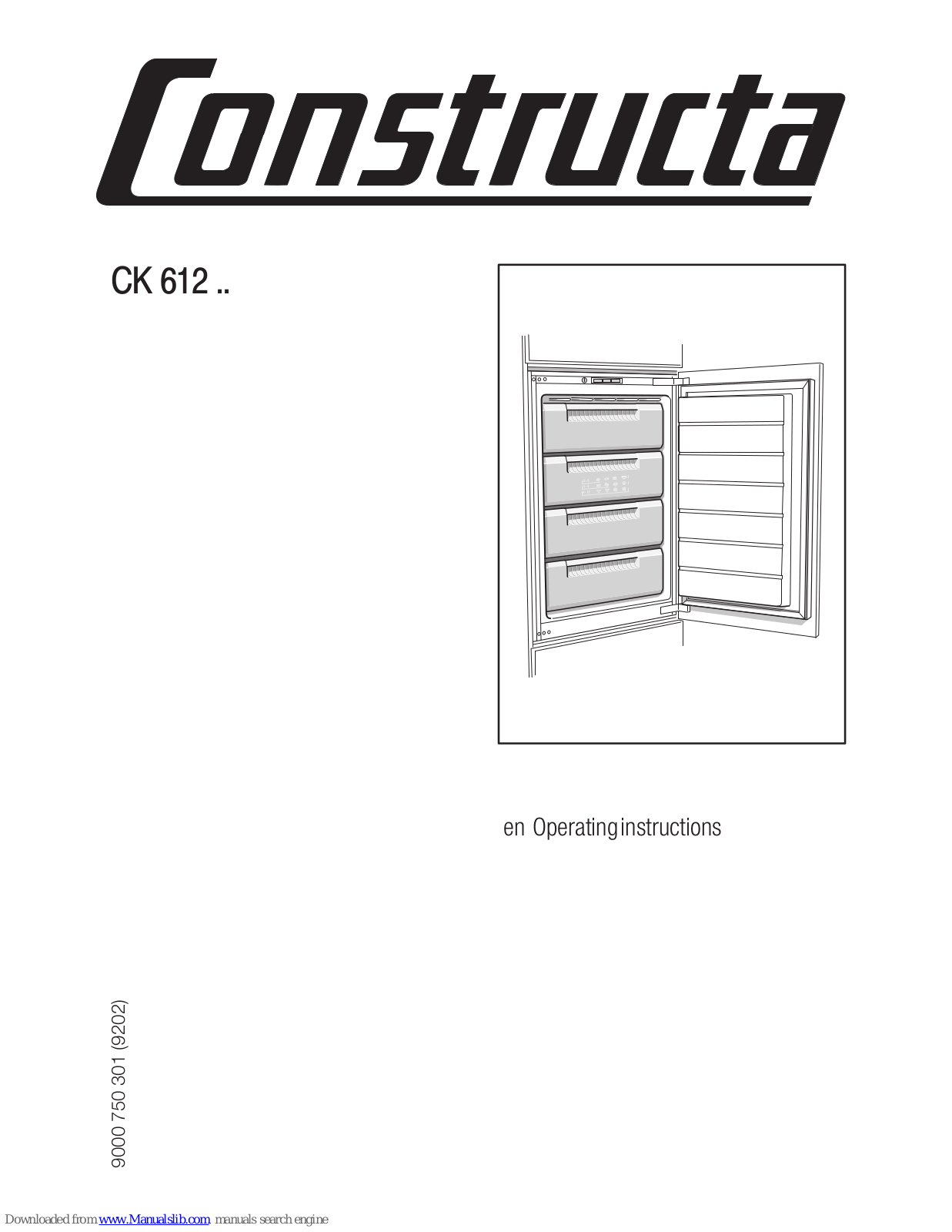 CONSTRUCTA CK 612 Series Operating Instructions Manual